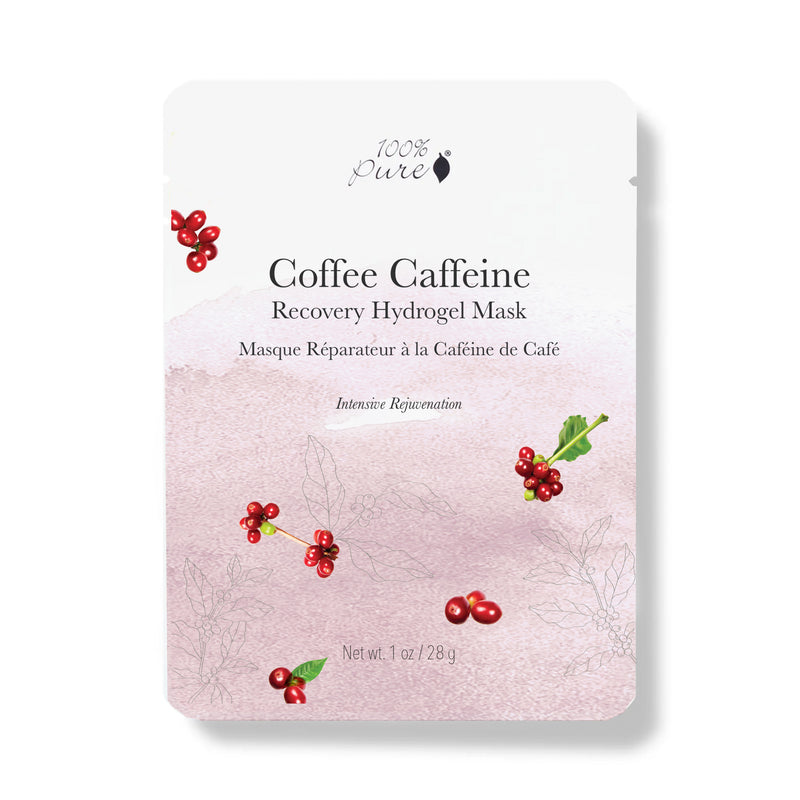 Coffee Caffeine Recovery Hydrogel Mask